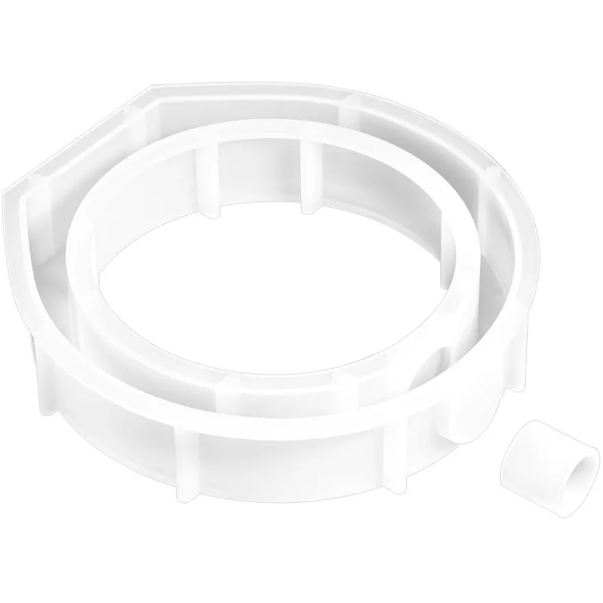 Silikonform Vase Ringform, Größe Objekt: 14,2cm x 14,1cm x 3cm