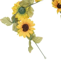 Sonnenblumen-Girlande, 2,20m lang, Sonnenblumenblüten: Ø8cm