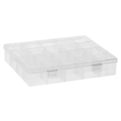 Sortier- & Aufbewahrungsboxen, je Box 20 Fächer, 20,8cm x 16,9cm x 4cm, 4 Stück