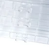 Sortier-/Aufbewahrungsbox mit 3 Schubladen, 72 Fächer, transparent