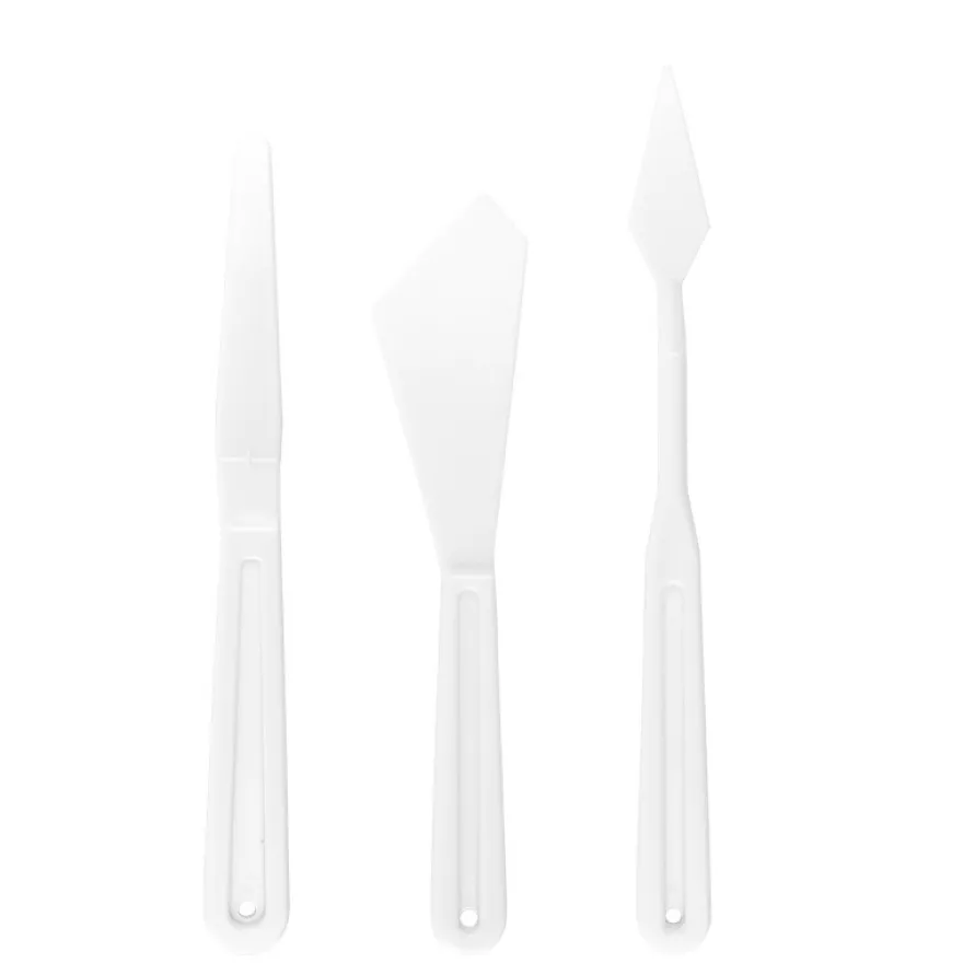 Spachtel aus Kunststoff, 18cm lang, 3 Stück