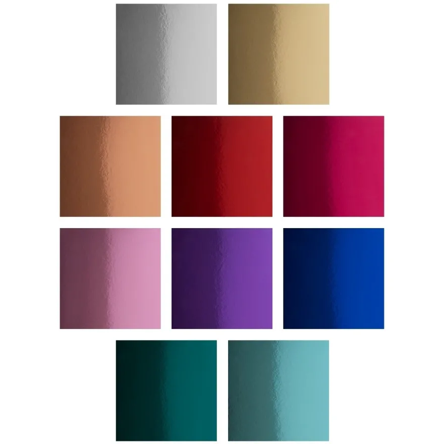 Spiegelkarton, DIN A4, 300g/m², 2x 10 versch. Farben, 20 Bogen