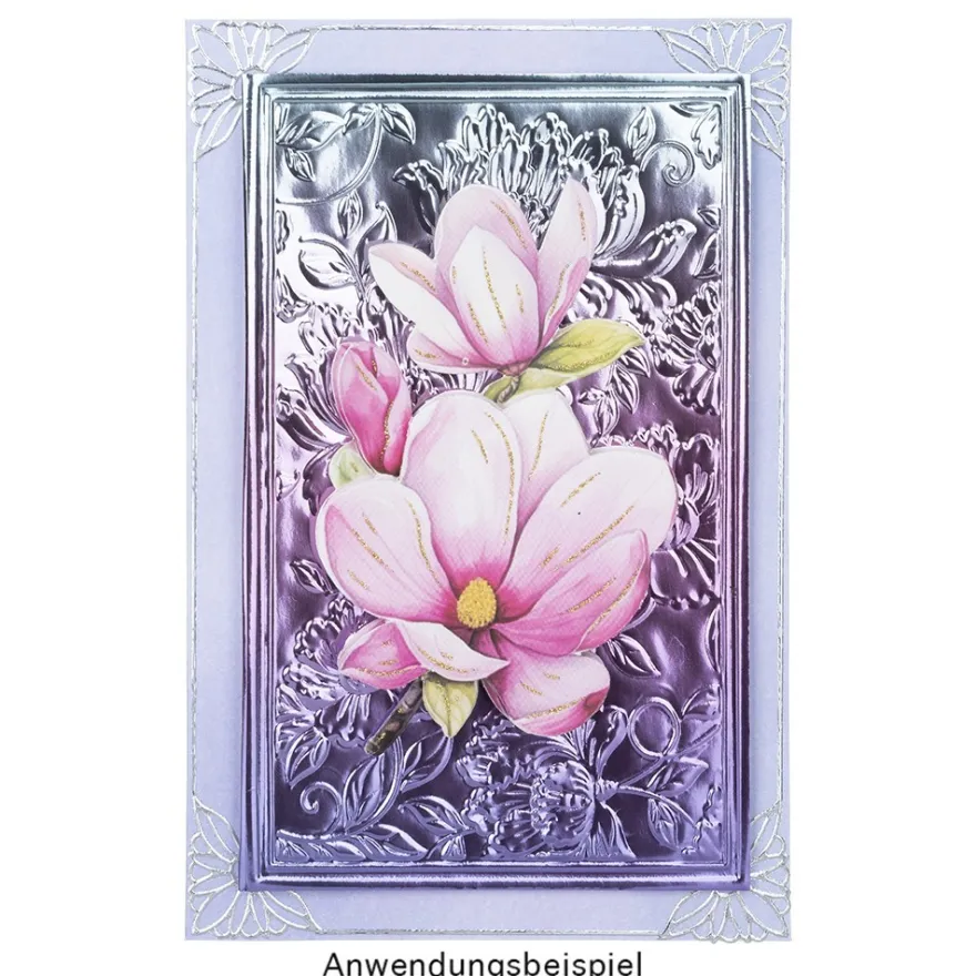 Spiegelkarton, Farbverlauf, DIN A4, selbstklebend, 200g/m², 2x 10 Designs, 20 Bogen