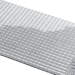Spiegel-Mosaik-Sticker, 9,7cm x 29,6cm, selbstklebend, silber
