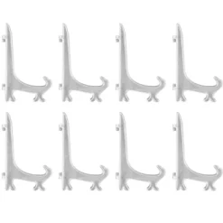 Staffeleien, für Rahmen & Bilder, 20,1cm x 12,6cm, klappbar, klar, 8 Stück