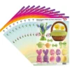 Stanzbogen, Fülle das Oster-Körbchen, DIN A4, grün, 10 Bogen