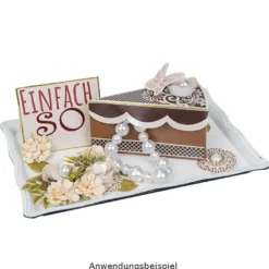 Stanzbogen, Kuchen-Schachteln, Design 3b & 3c, DIN A4, 10 Stück