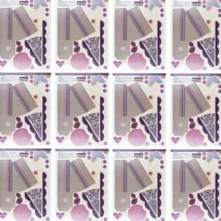 Stanzbogen, Kuchen-Schachteln, Design 1a, DIN A4, 12 Stück