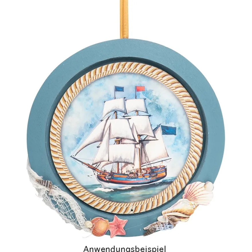 Stanzbogen, Maritim, DIN A4, 800g/m², 5 Designs, 5 Bogen