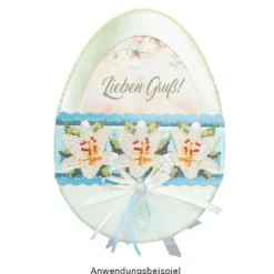 Stanzbogen, Oster-Wichtel, DIN A4, 800g/m², 5 Farben, 5 Bogen