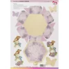 Stanzbogen, Sechseck-Schachteln Ostern, DIN A4, 10 verschiedene Designs, 10 Stück