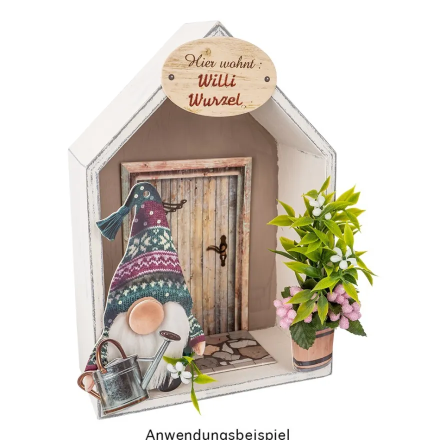 Stanzbogen, Weihnachts-Wichtel, DIN A4, 800g/m², 5 Bogen