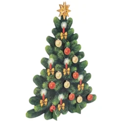 Stanzbogen, Wintermotive, DIN A4, 800g/m², 5 Farben, 5 Bogen