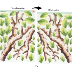 Stanzbogen, Zweige, DIN A3, 800g/m², 2 Bogen