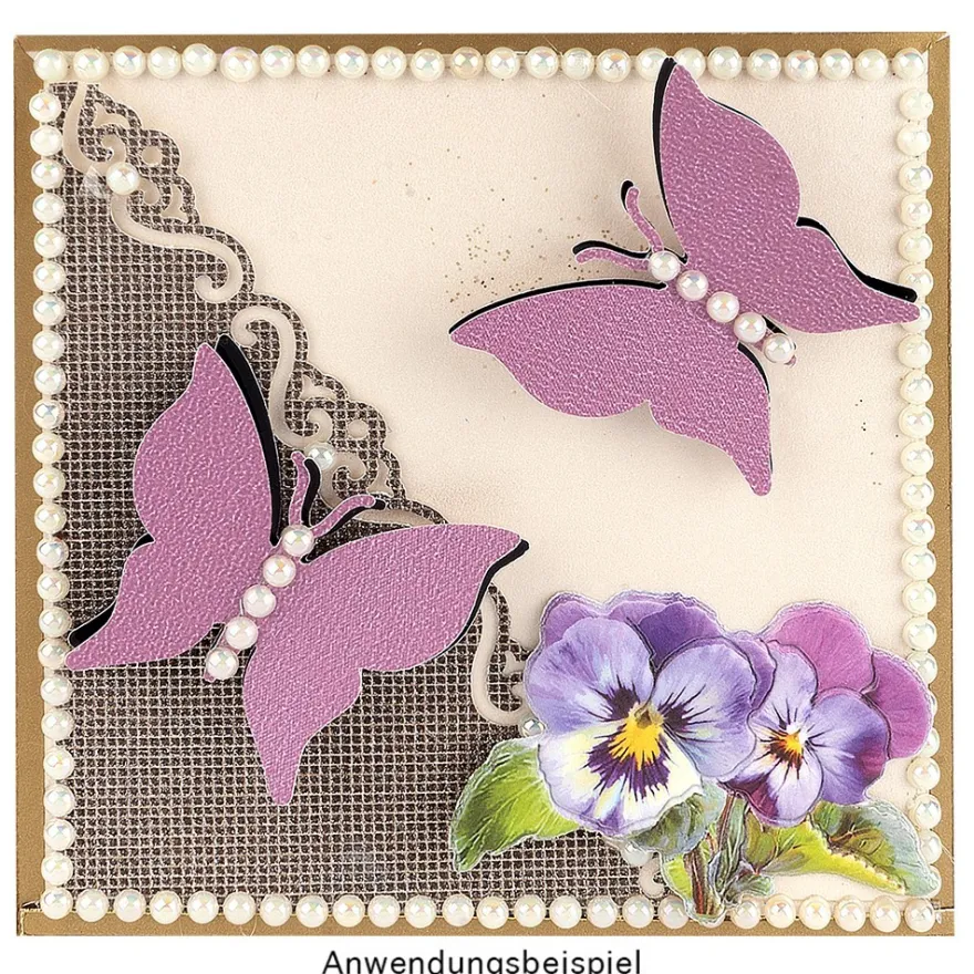 Stanzer, Schmetterling, 4,2cm x 4,4cm