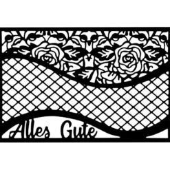 Stanzschablone, Alles Gute, 9,6cm x 14,6cm