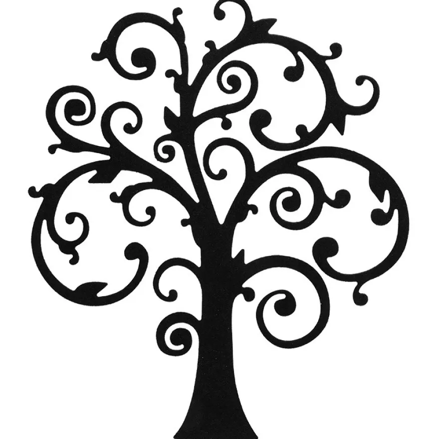 Stanzschablone, Baum, 10cm x 11,7cm