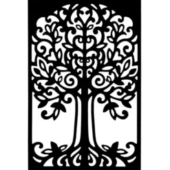 Stanzschablone, Baum 2, 9,6cm x 14,7cm