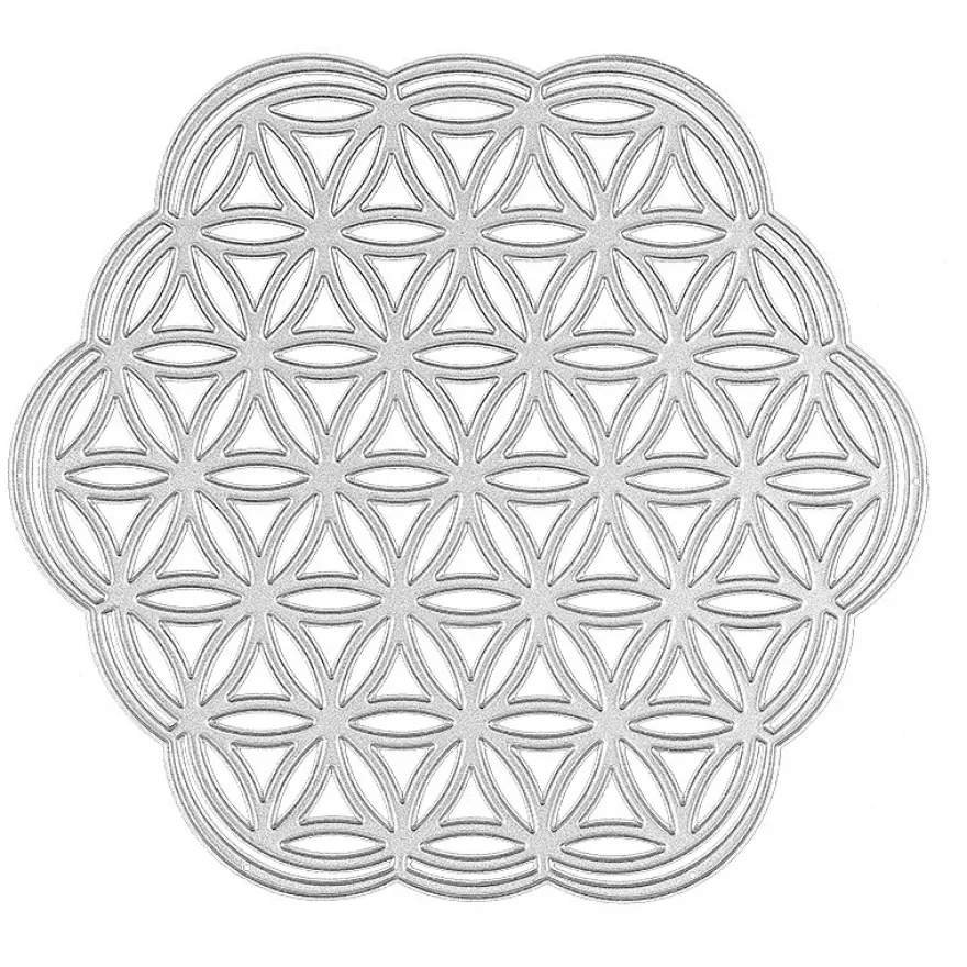 Stanzschablone, Blume des Lebens, 14cm x 14cm
