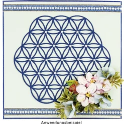 Stanzschablone, Blume des Lebens, 14cm x 14cm