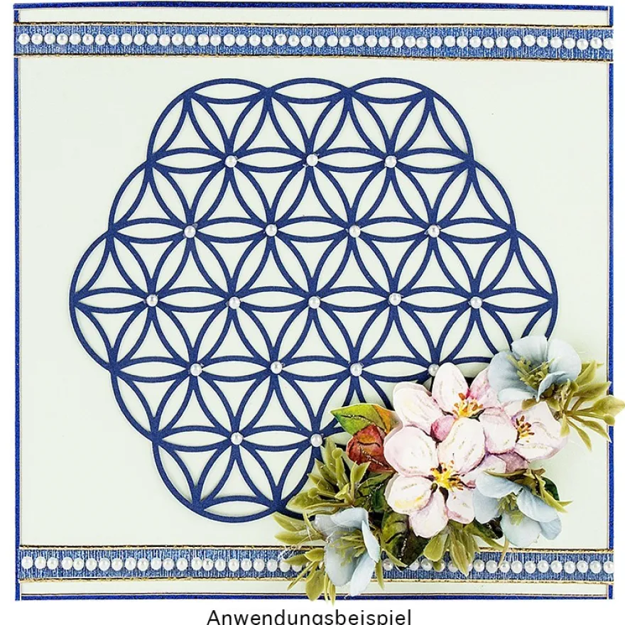 Stanzschablone, Blume des Lebens, 14cm x 14cm