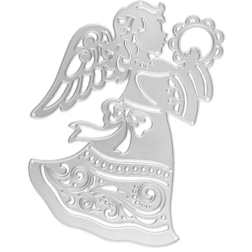 Stanzschablone, Engel 4, 13cm x 9,9cm