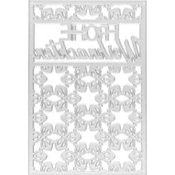 Stanzschablone, Frohe Weihnachten 2, 9,4cm x 14,4cm