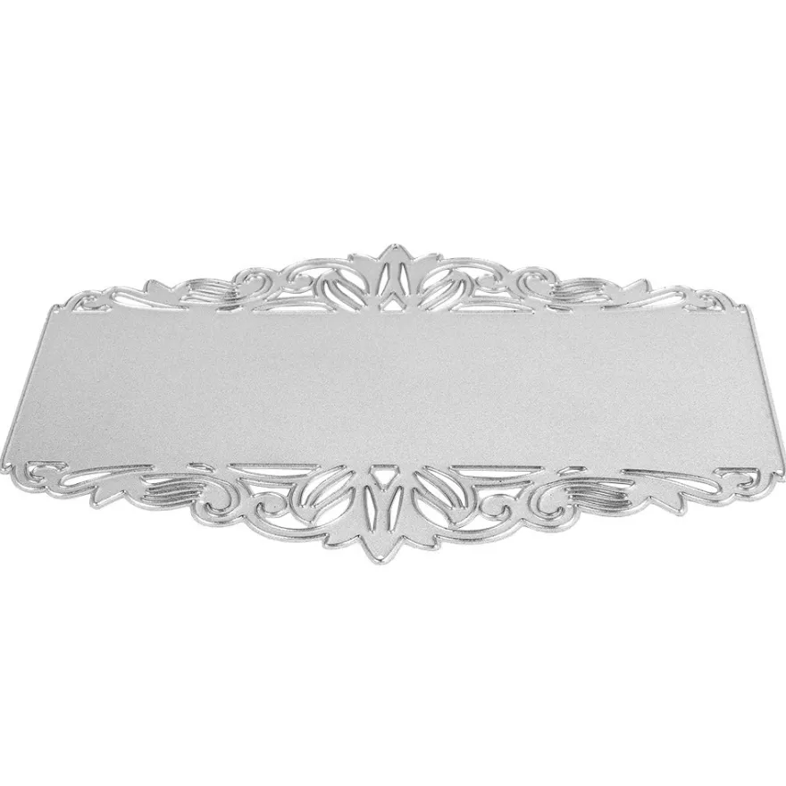 Stanzschablone, Kartenaufleger Ornament 2, 13,6cm x 9,3cm