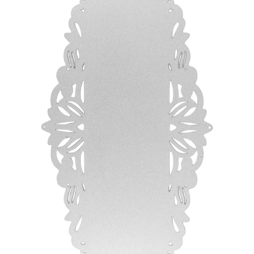 Stanzschablone, Kartenaufleger Ornament 2, 13,6cm x 9,3cm