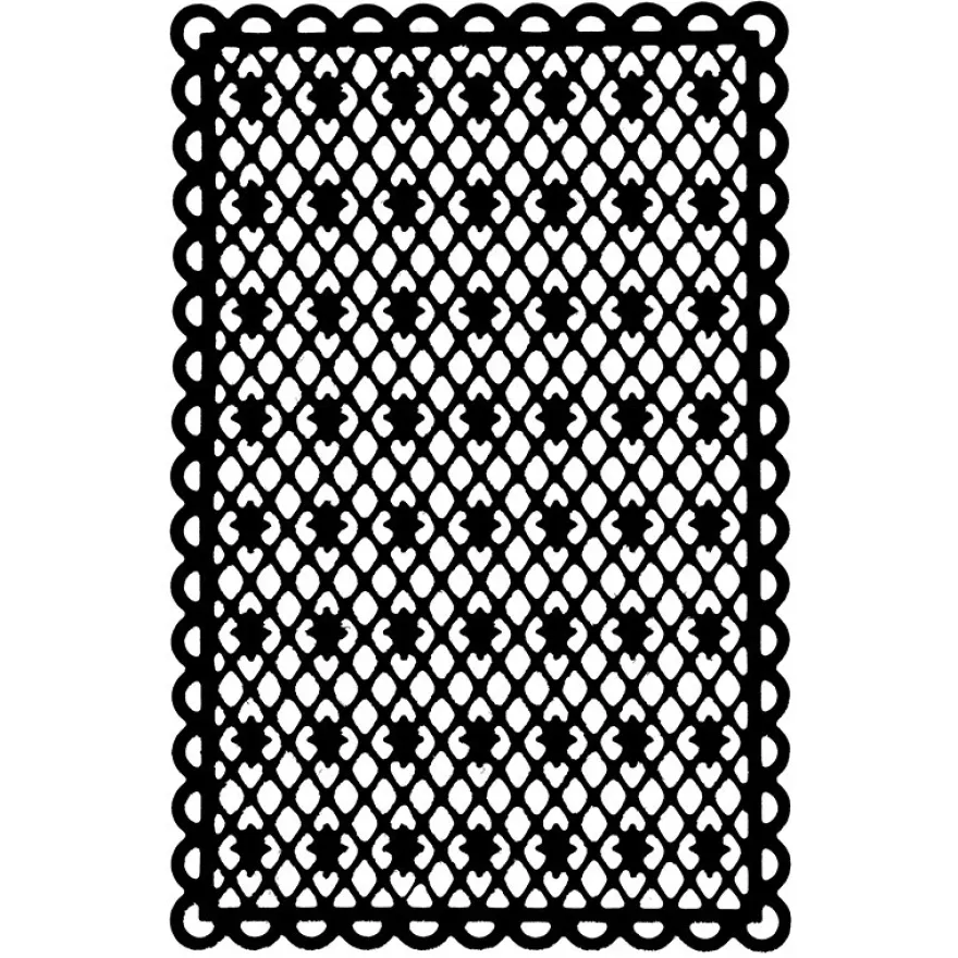 Stanzschablone, Kartenaufleger 2, 13,1cm x 8,5cm