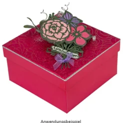 Stanzschablonen, Blumensträußchen, 11 Stück