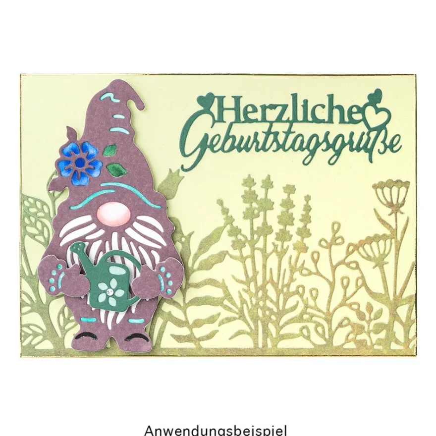 Stanzschablonen, Blumenwelt, 10 Stück