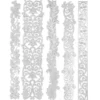 Stanzschablonen, Bordüren XL, verschiedene Designs, 5 Stück