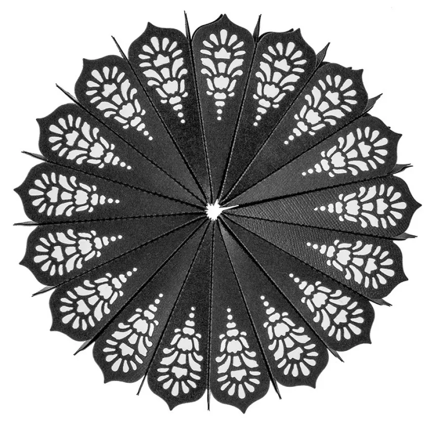 Stanzschablonen, Faltblumen, 4 Stück
