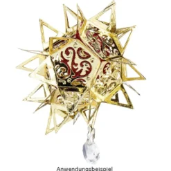 Stanzschablonen, Faltsterne, 6cm x 6cm