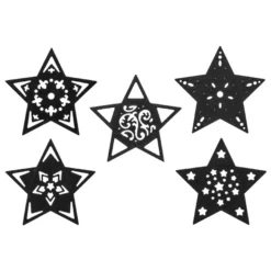 Stanzschablonen, Faltsterne, 6cm x 6cm