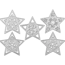 Stanzschablonen, Faltsterne, 6cm x 6cm