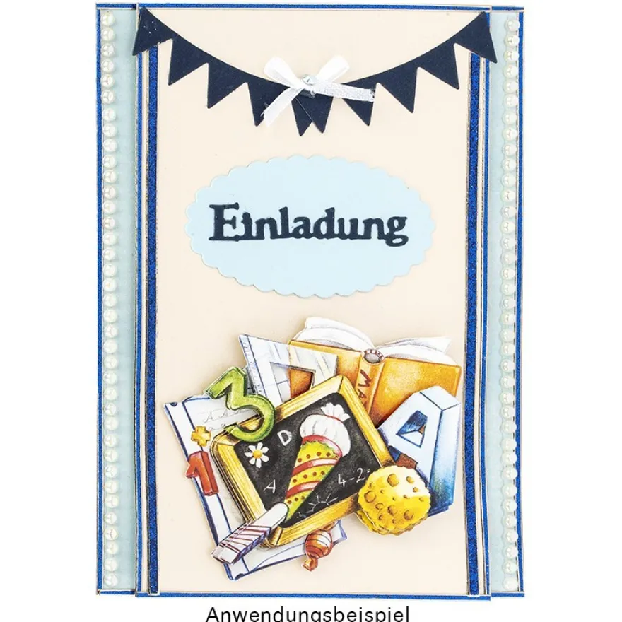 Stanzschablonen, Geburtstag, 7 Stück