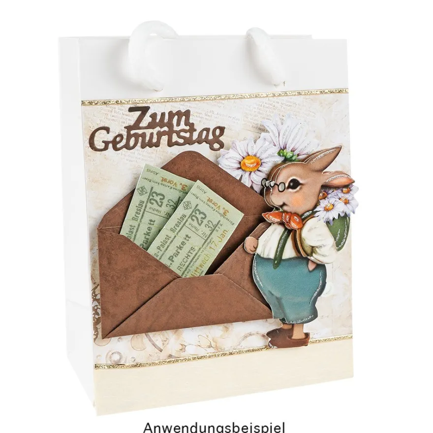 Stanzschablonen, Geburtstag, 7 Stück