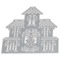 Stanzschablonen, Haus & Frohe Weihnachten, 6 Stück