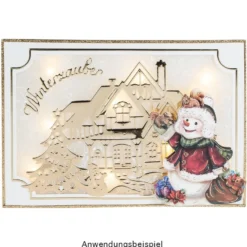 Stanzschablonen, Im Winter, 4 Stück
