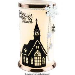 Stanzschablonen, Kirche & Weihnachtsgrüße, 4 Stück