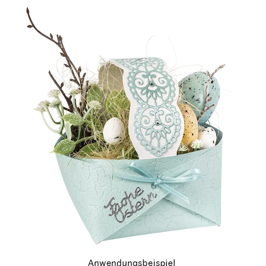 Stanzschablonen, Lotus-Bordüren & Ornamente, 9 Stück