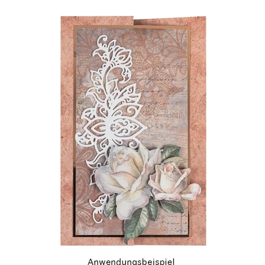 Stanzschablonen, Lotus-Bordüren & Ornamente, 9 Stück