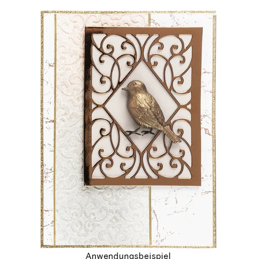 Stanzschablonen, Mini-Karten, 14cm x 9,4cm, 4 Stück