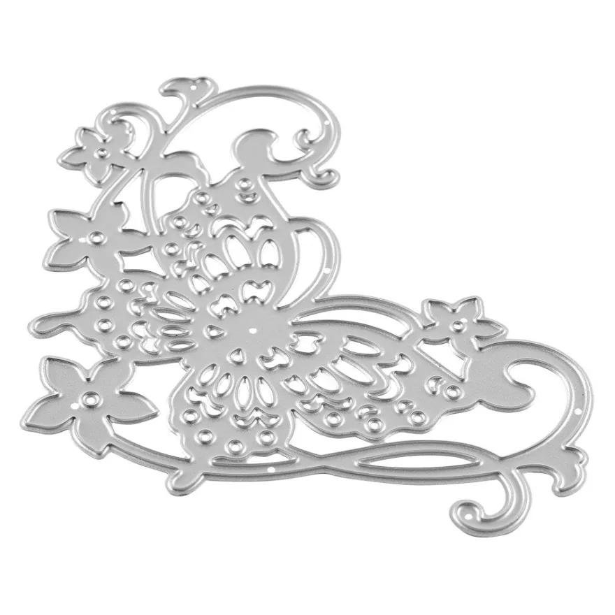 Stanzschablonen, Ornamentale Zierecken, 15 Stück
