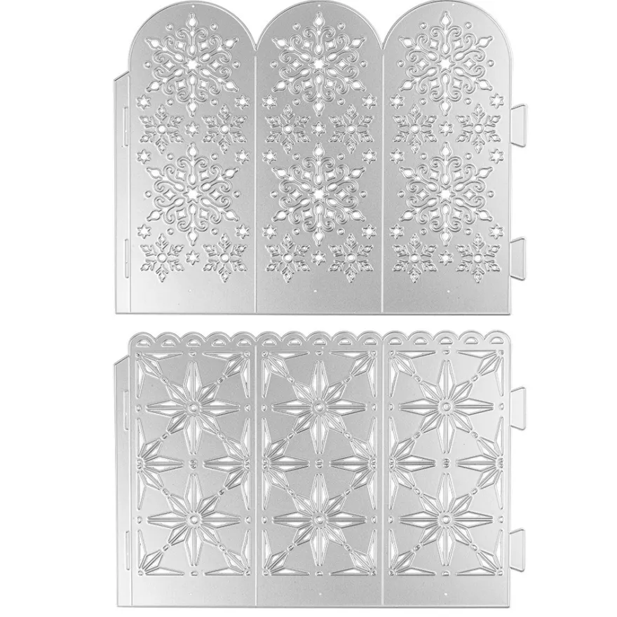Stanzschablonen, Ornament-Windlichter, 2 Stück