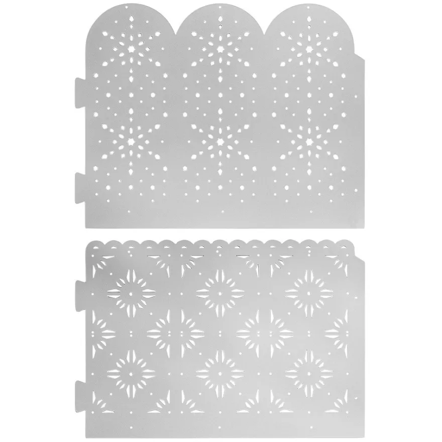 Stanzschablonen, Ornament-Windlichter, 2 Stück