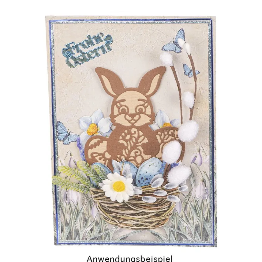 Stanzschablonen, Osterzeit, 13 Stück