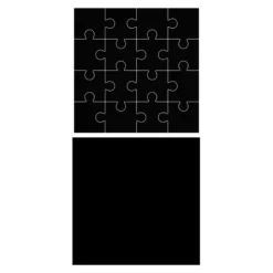 Stanzschablonen, Quadrat & Puzzle-Quadrat, 2 Stück